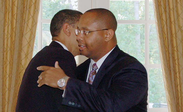 Greg meets President Obama