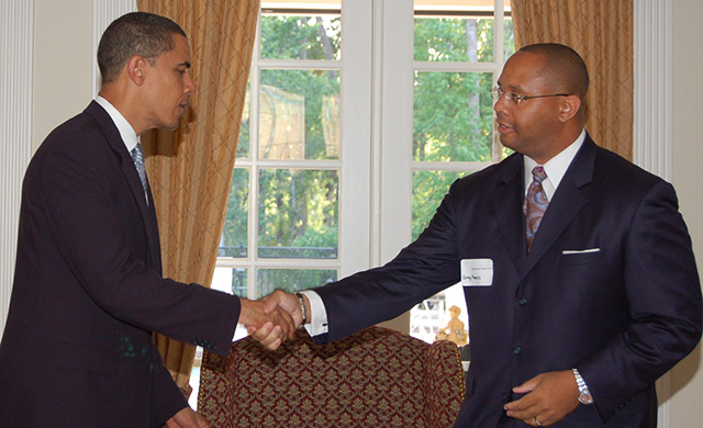 Greg meets President Obama